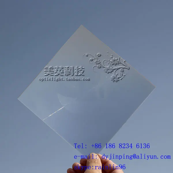 

250*250 F140mm Fresnel lens for solar energy, condence lens