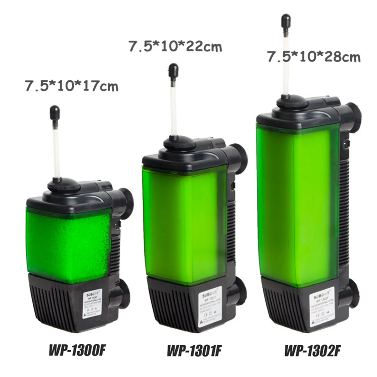 

600/800L/H Aquarium Internal Water Filter Fish Tank Submersible Oxygen Pump Aquatic Pet Cage House Filters Accessories 10/15W