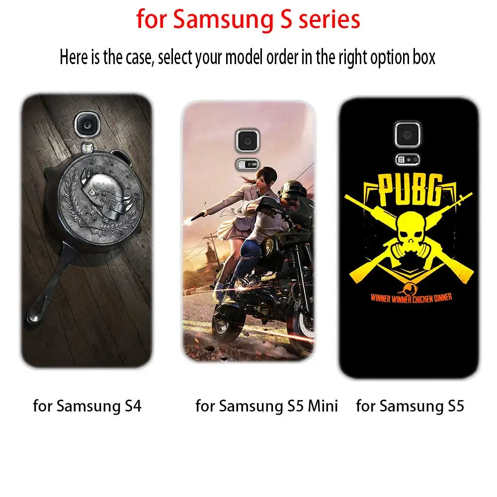 Мягкий силиконовый чехол из ТПУ с рисунком PUBG для Samsung Galaxy S7Edge S8 S9 S10 S11 S20 S21 Plus Lite E
