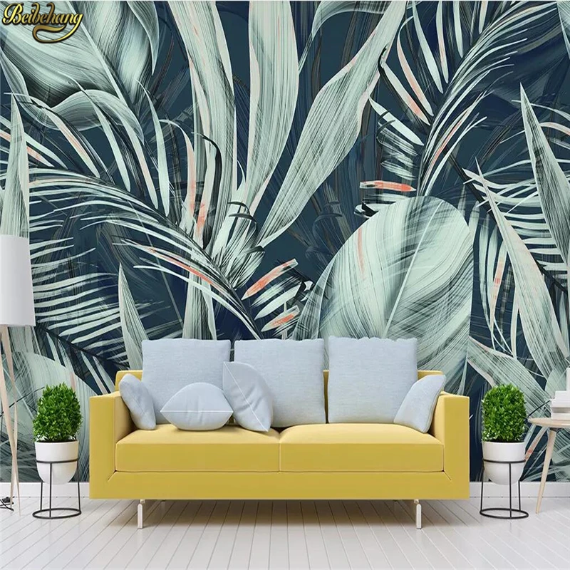 beibehang Custom Medieval tropical flower bedroom wallpaper for living room birds background photo wall paper home improvement