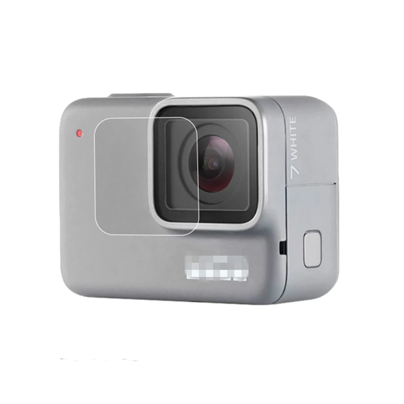 HD объектив + ЖК-дисплей Защитная пленка для GoPro Hero 7 белая и серебристая Камера