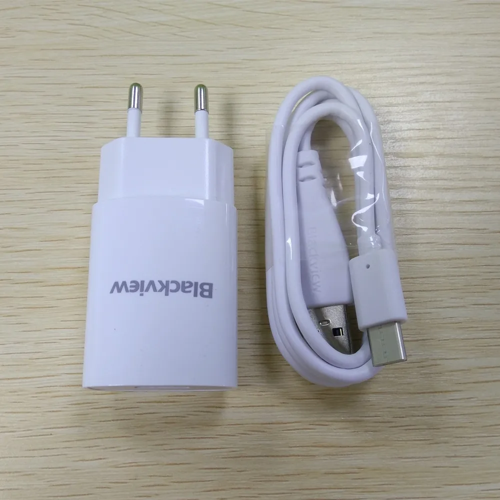 Оригинальное зарядное устройство европейского стандарта и кабель типа C для Blackview BV7000