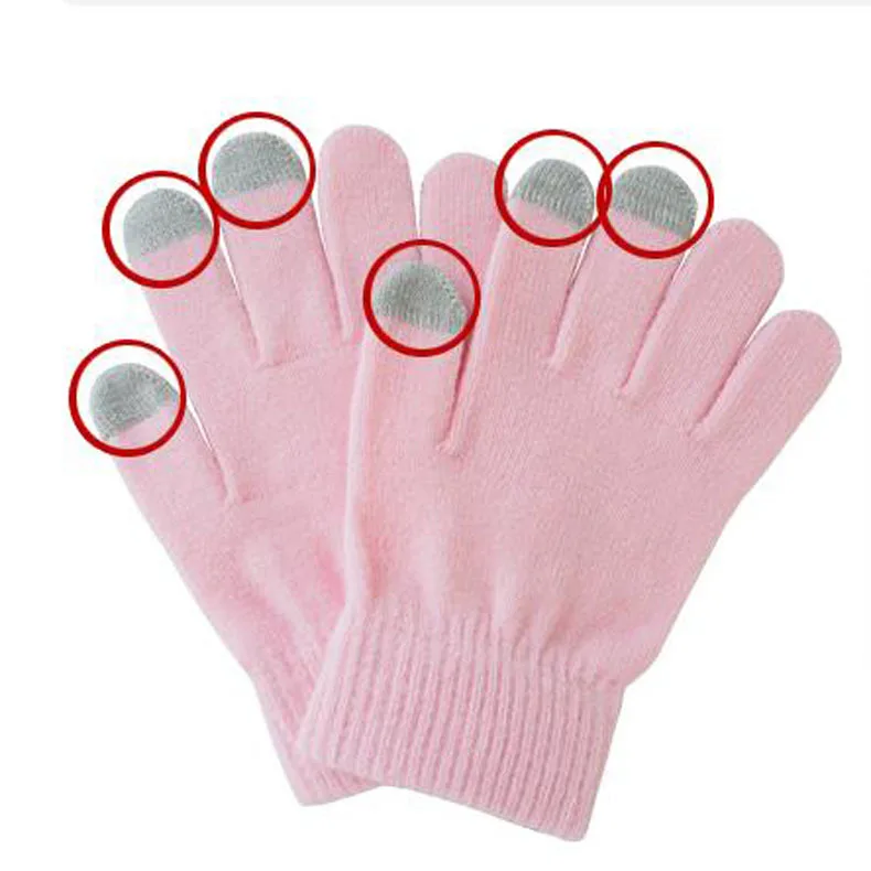 Женские перчатки 2017 унисекс Мужские Зимние теплые вязаные для сенсорных экранов