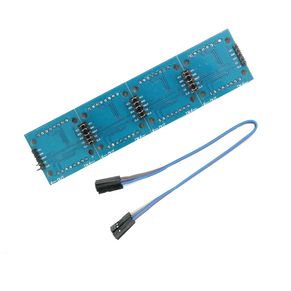 1 шт. матричный модуль MAX7219 для микроконтроллера Arduino 4 в дисплей с линией 5P|module for