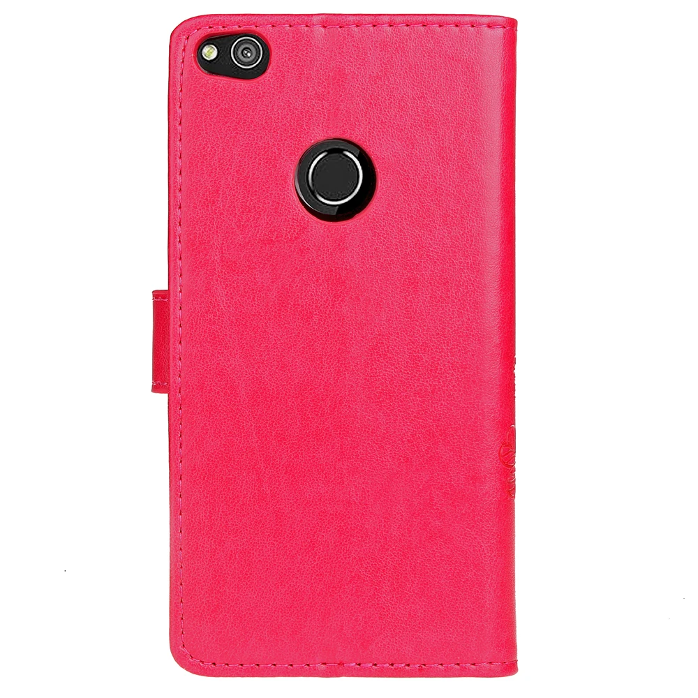 OUZifish For Huawei P8 Lite 2017 Case Hight Quality PU Leather Stand Flip Style Mobile Phone Cases with stand card slot | Мобильные