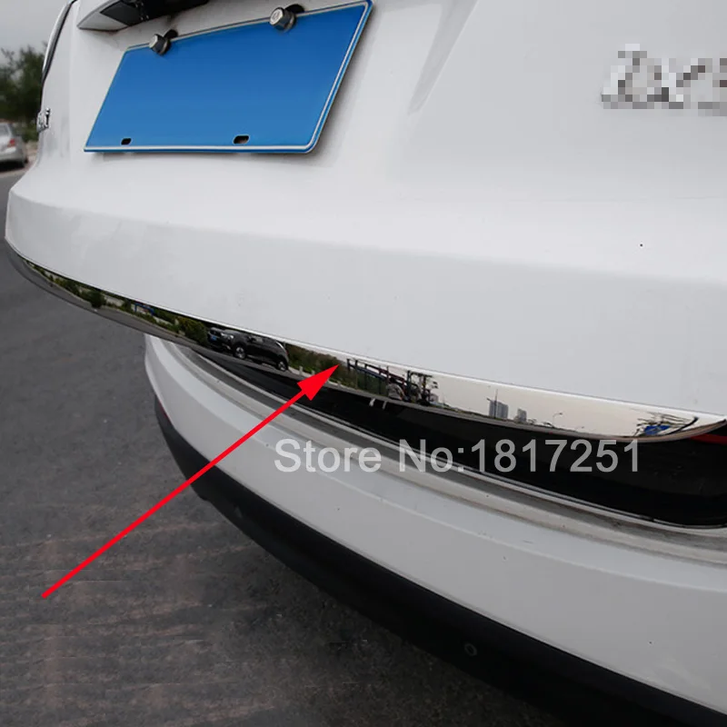Для 2010 2016 Hyundai ix35 стикер двери из нержавеющей стали отделка задней автомобиля