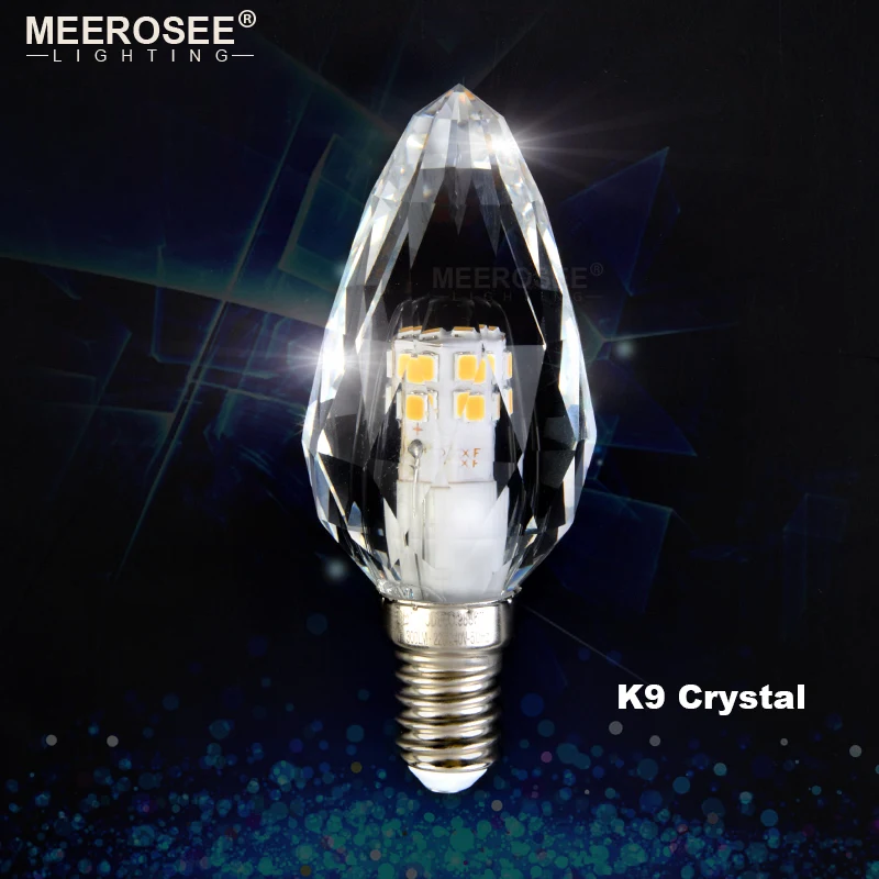 

Светодиодные лампы кристалла 3 W 220 V/110 V водить свечки Хрустальная светодиодной подсветкой для люстры E14/ e12 канделябры для гостиной