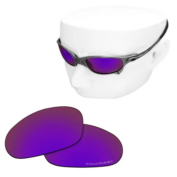Purple Mirror Запасные линзы с защитой от царапин для солнцезащитных очков в стиле Оукли Джульетта - Цвет линз: Purple Mirror
