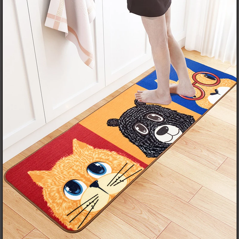 Мягкие Мультяшные коврики впитывающие Нескользящие Коврики для домашнего