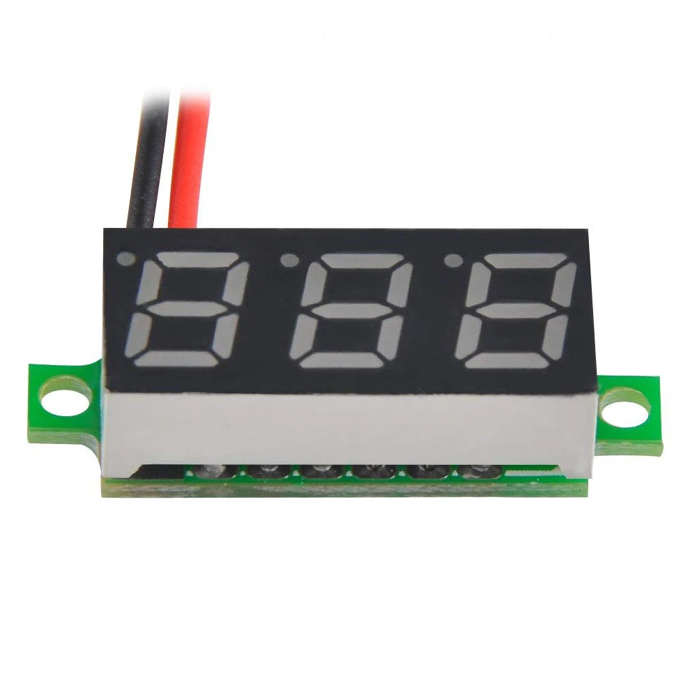 Мини цифровой вольтметр Напряжение метр тестер 0,28 дюймов 2,5 V-30 V светодиодный Экран электронный Запчасти аксессуары Цифровой вольтметр