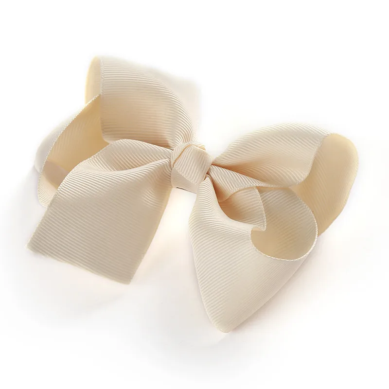 24 colors 5 Inches Hair Bow Boutique Grosgrain Ribbon Hairgrips Clips Headwear Barrette Bowknot For Women Girls Accessories | Детская