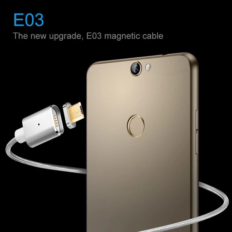 RHOADA E03 магнитное зарядное устройство Micro USB кабель для Xiaomi huawei Android мобильный
