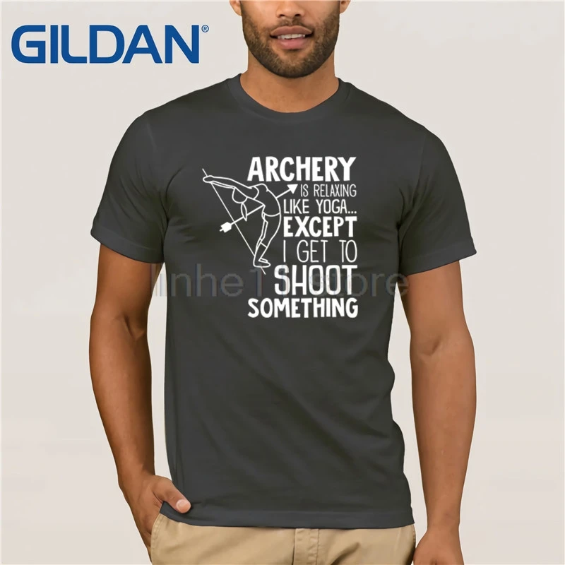 Футболка archery Funny Pose рубашка с бантом и стрелой Мужская футболка одежда