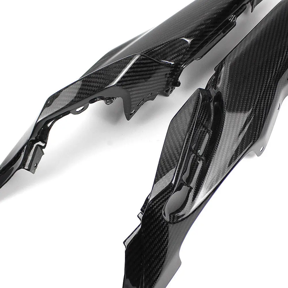 Карбоновое волокно мотоцикл заднее сиденье боковая панель для 2014 2017 Yamaha FZ mt 07 FZ07