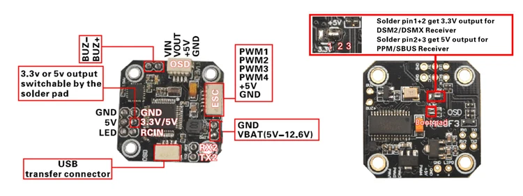 Mini Tower F3 OSD управление полетом интегрированный 10A 4в1 ESC 20 мм x 20 мм для FlyTower FPV гоночный Дрон RC гонщик Квадрокоптер для использования внутри помещений 130