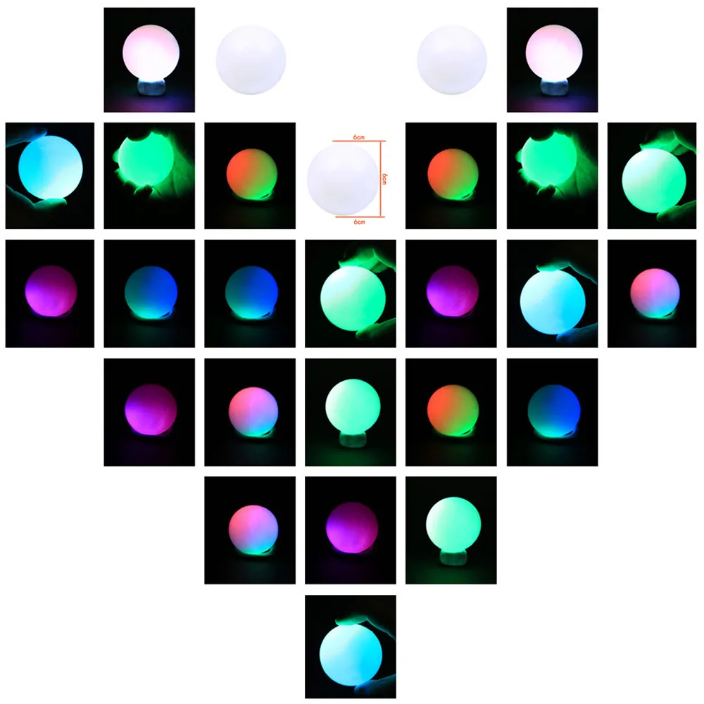 Magic LED Ball Changing Color Every Bounce 7 Light Modes Fusion Ball Interest children's toys Jouets pour enfants#g11