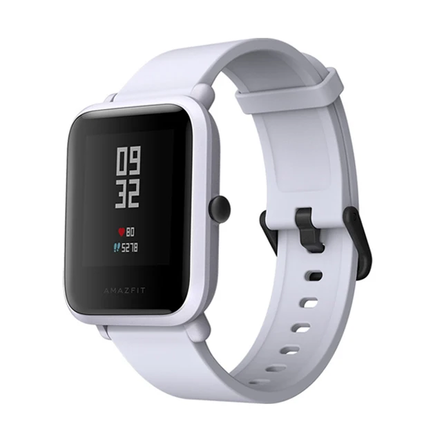 White Huami Amazfit Bip ультра-светильник 32g спортивные умные часы с Wi-Fi Bluetooth gps 45 дней в режиме ожидания - Цвет: White
