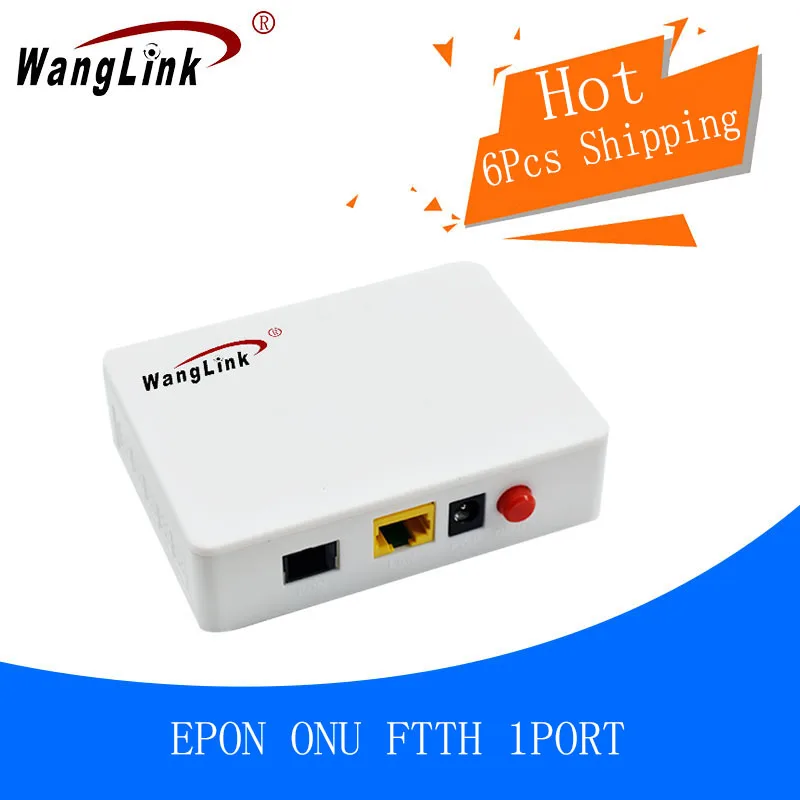 Onu epon 6 шт. OLT FTTH 1 порт 25G Epon ONU ONT Ethernet волоконно оптическое пользовательское