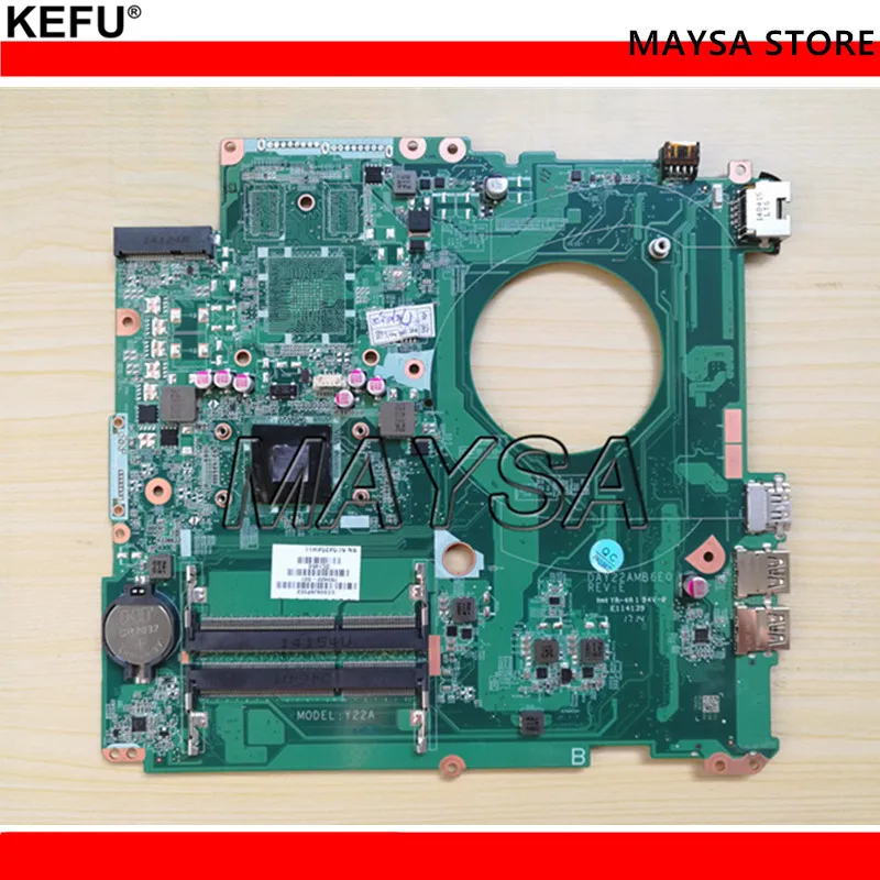 763422-501 подходит для hp PAVILION 17-F серии Материнская плата для ноутбука DAY22AMB6E0 REV: E A8-6410 материнская плата 90 дней гарантия протестирована