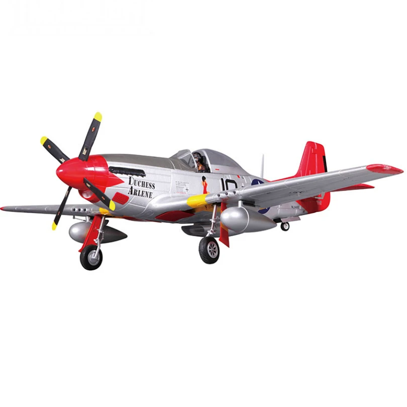 

FMS RC Airplane 1450mm 1.4M P51 P-51D Mustang Red Tail V8 with Reflex Gyro Flaps Led PNP Gaint Warbird Model Plane Aircraft EPO