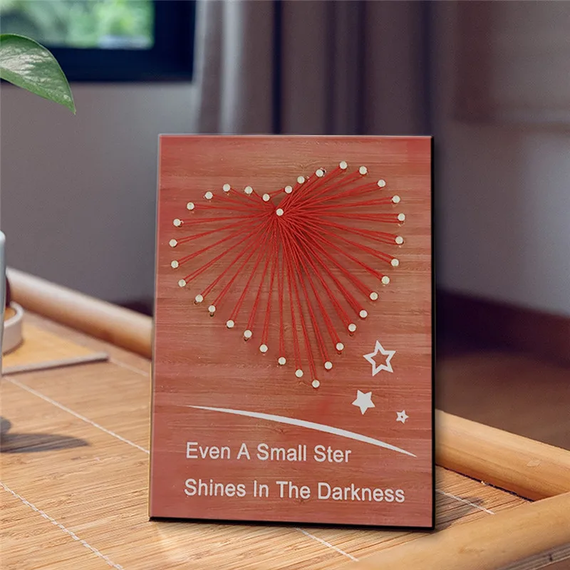 Imixlot Home Decor Painting Table Desktop Picture with Photo Frames String Art Sign DIY Decoration | Дом и сад
