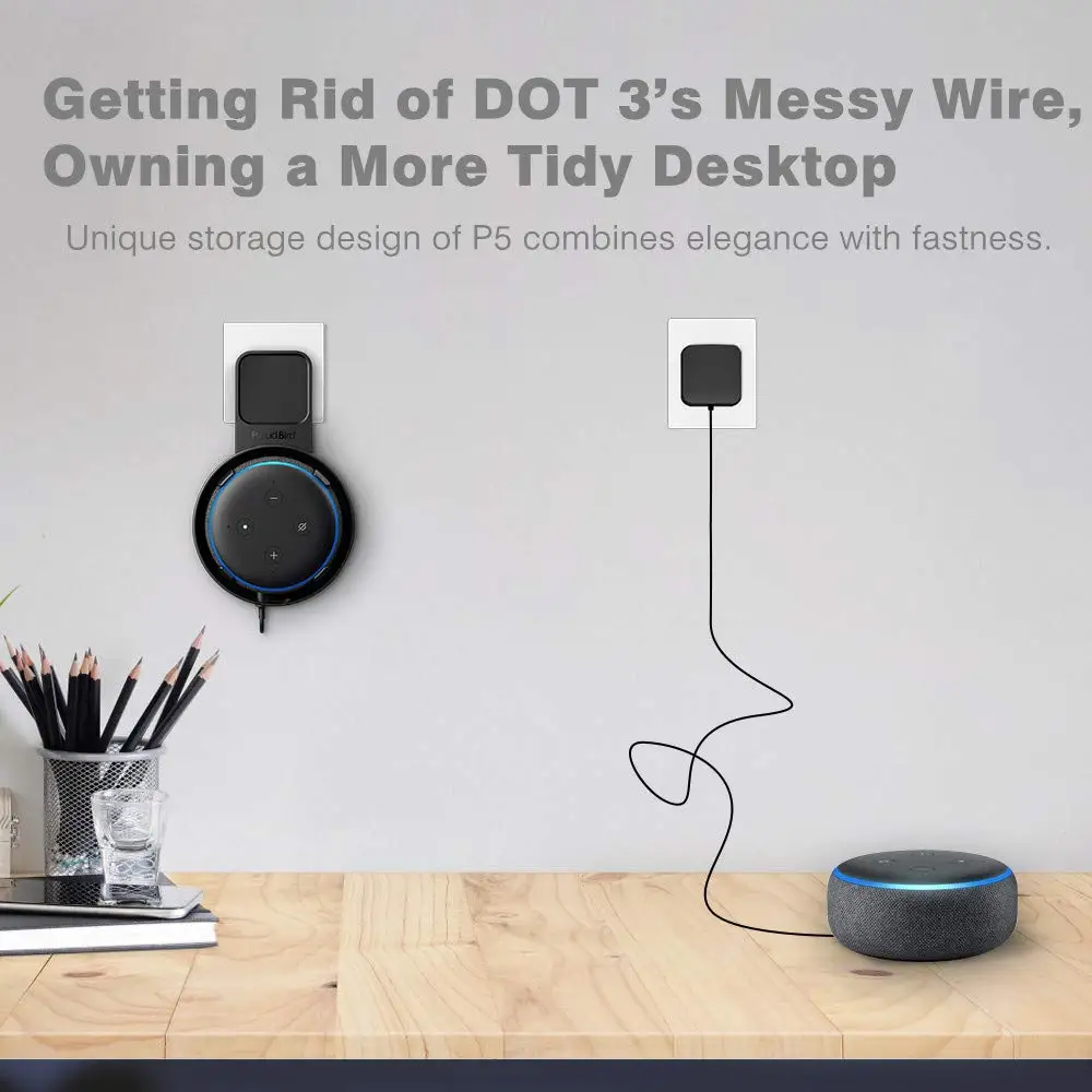 Настенный держатель GGMM P5 для колонок Amazon Echo Dot 3 го поколения|Аксессуары