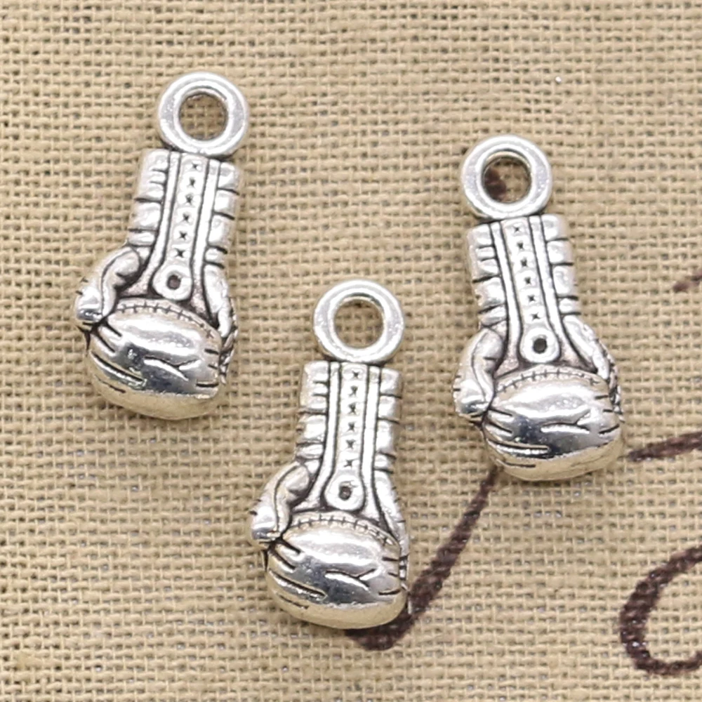 

6pcs Charms Boxing Glove Fist 22x11x7mm Antique Making Pendant fit,Vintage Tibetan Silver color,DIY Handmade Jewelry