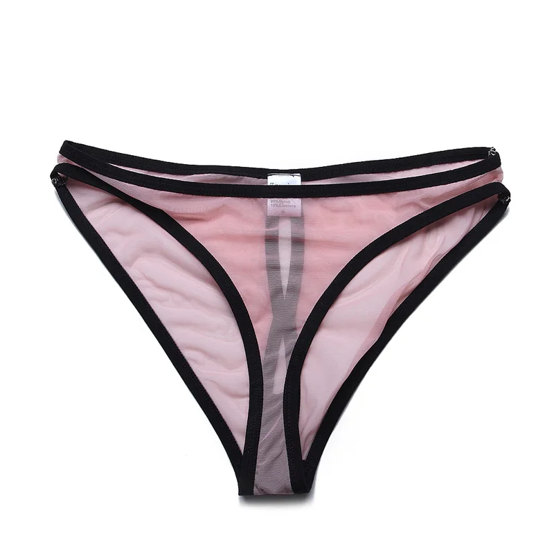 pink panty Сексуальный сетчатый бюстгальтер прозрачный бюстгальтер с мягкой чашкой мягкие чашки треугольный бюстгальтер Прозрачное нижнее белье прозрачное белье - Цвет: pink panty