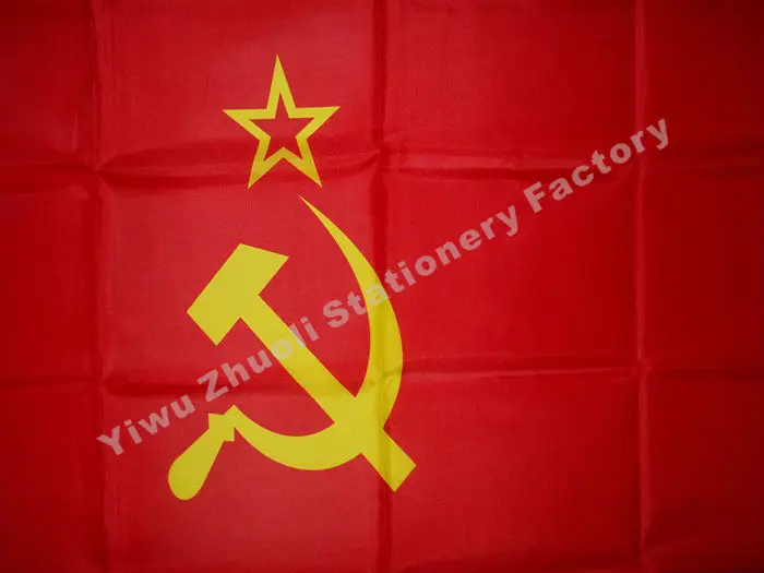 Советского Союза ФЛАГ 150X90 см(3x5FT) Советского Союза СССР CCCP, российский баннер