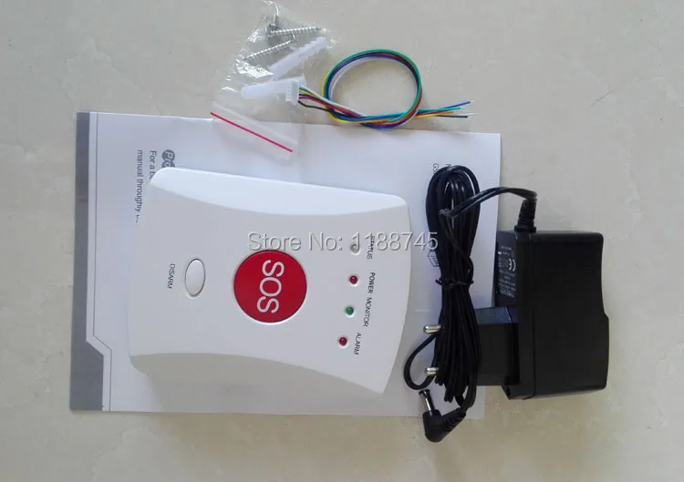 Беспроводной GSM SMS SOS аварийная система охранной сигнализации безопасностью с 6