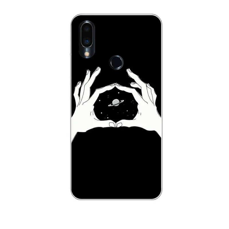 Чехол для Meizu note 9 силиконовый чехол с рисунком мягкая задняя крышка из ТПУ note9