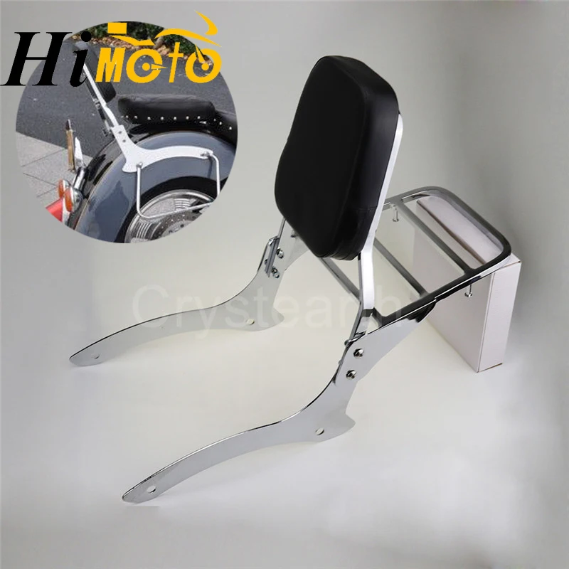 

Chrome Rear Backrest Sissy Bar Luggage Rack For Yamaha V-Star VStar XVS Dragstar 1100 Classic 2000-2011 2010 2009 2008 2007 2006