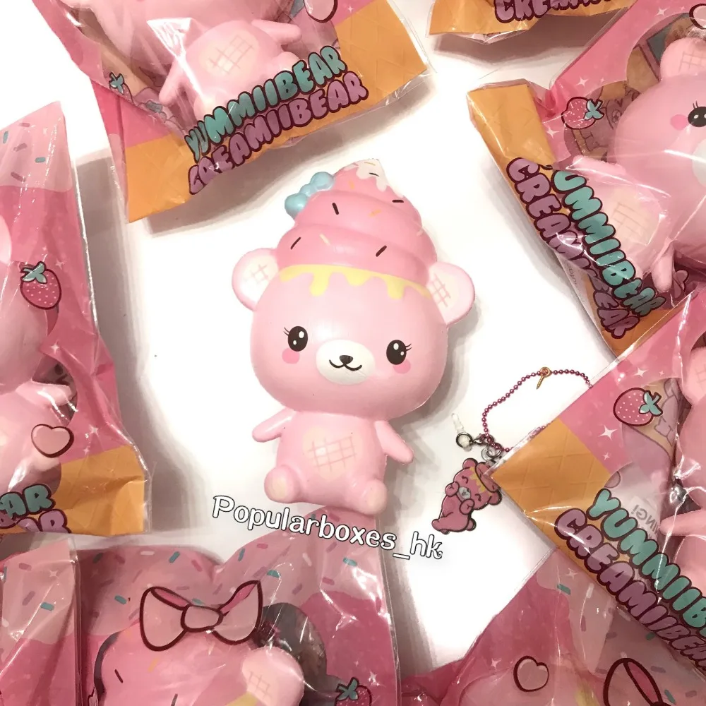 Сливомичница yummiibear creamiibear мягкая медленно поднимающаяся Подарочная игрушка |