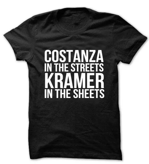 SEINFELD COSTANZA на улице KRAMER в листах Cosmo Kramer Джордж Констанца унисекс футболка