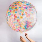 1 шт., 36 дюймов, большие воздушные шары, прозрачная красочная фотография для дня рождения, свадебное украшение, letax, воздушные шары, товары для вечерние