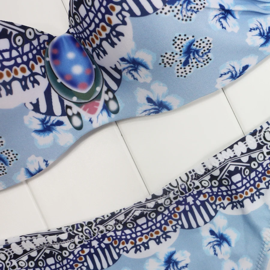ZMTREE Maillot De Bain женские бикини купальники для малышек Push Up купальник Бразильский