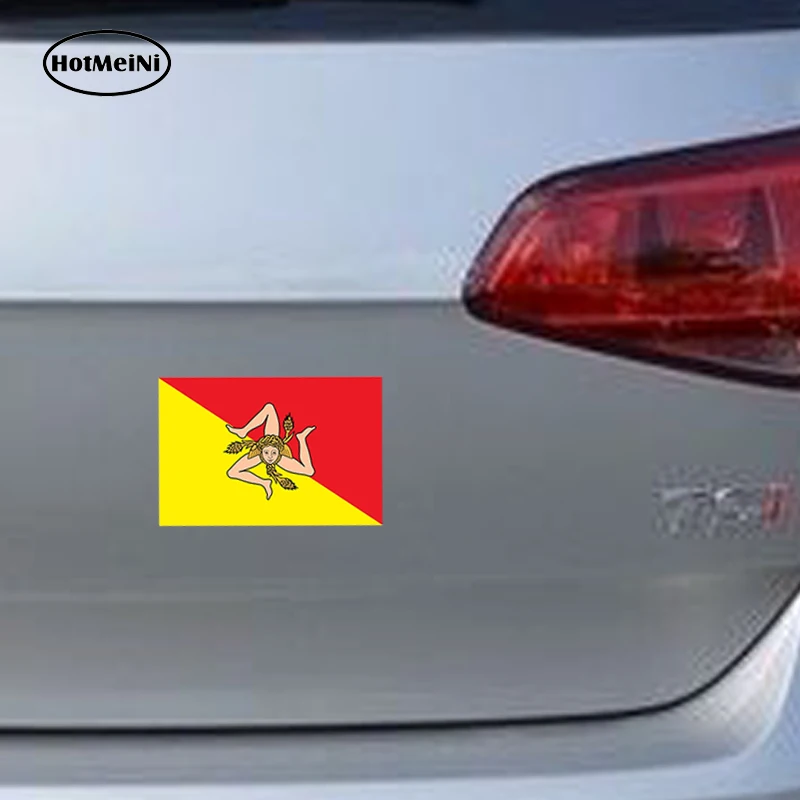 HotMeiNi автомобильный Стайлинг Sicilia Sicily флаг Автомобильная наклейка Италия ноутбук