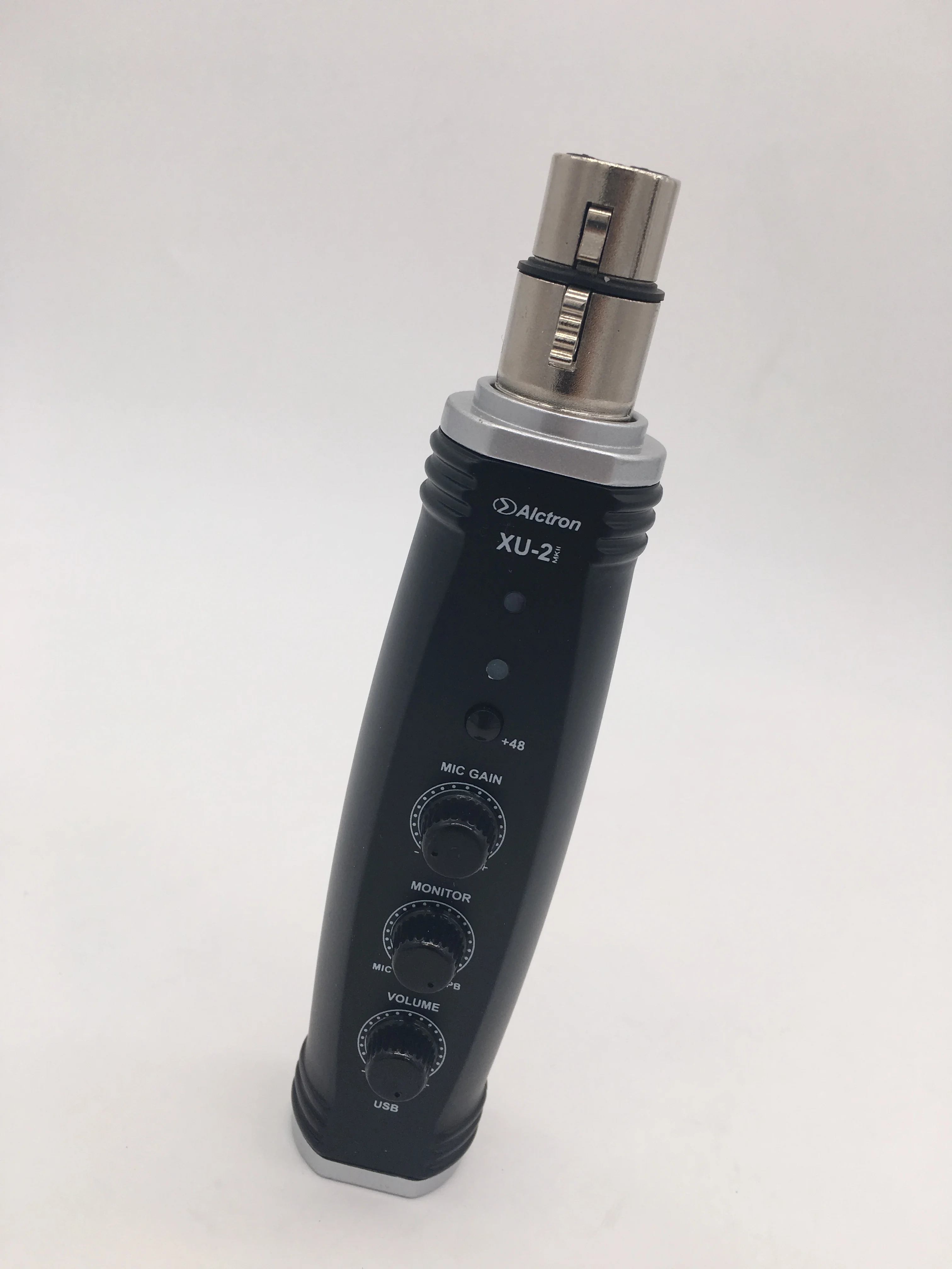 USB конвертер Alctron XU 2 MKII преобразователь XLR в микрофон предусилитель mic XLR/USB