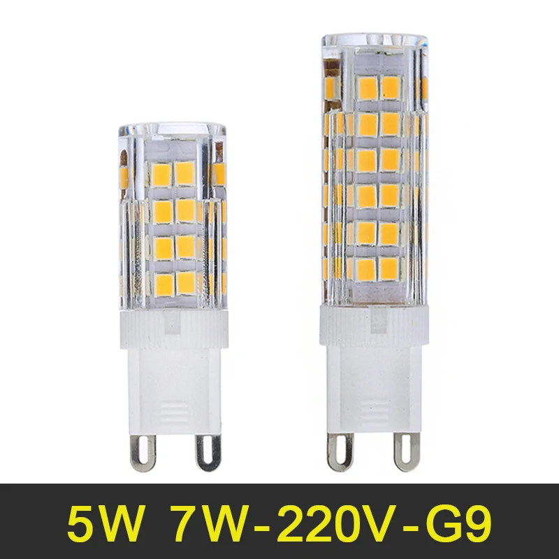 Светодиодная лампа G9 SMD2835 220 В 5 Вт 7 Вт|Светодиодные лампы и трубки| |