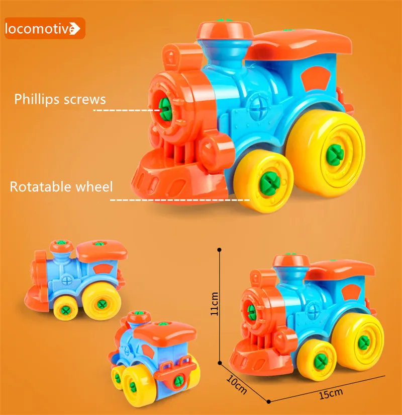 6 видов пластиковых 3D сборных игрушечных самолетов Обучающие блоки инструменты