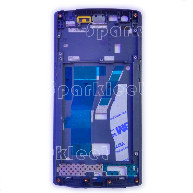Передний корпус для Oneplus one 1 + Передняя рамка Лицевая панель чехол Запчасти