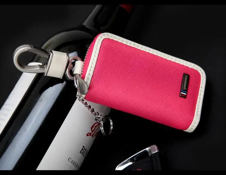 Новый Мороз Розовый Автомобильный ключ кольцо авто крышка для Toyota Peugeot Benz Volvo KIA