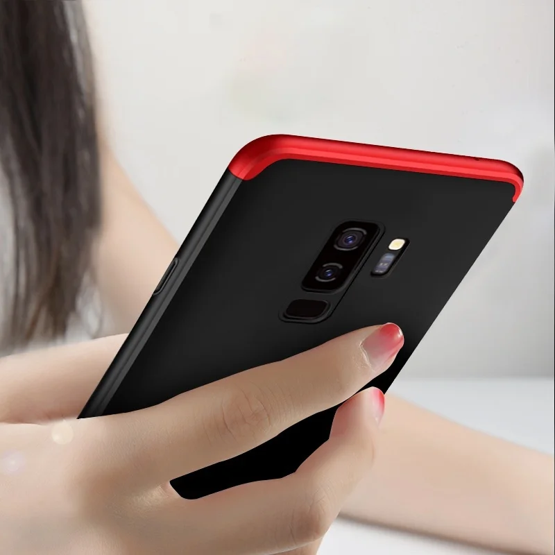 GKK чехол для Samsung Galaxy s8 s9 Plus полная защита противоударный Жесткий ПК Матовый