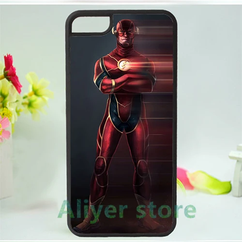 Dc comics вспышки superhero 9 мода мобильного телефона дело чехол для iphone 4 4S 5 5S 5с 6 плюс s *