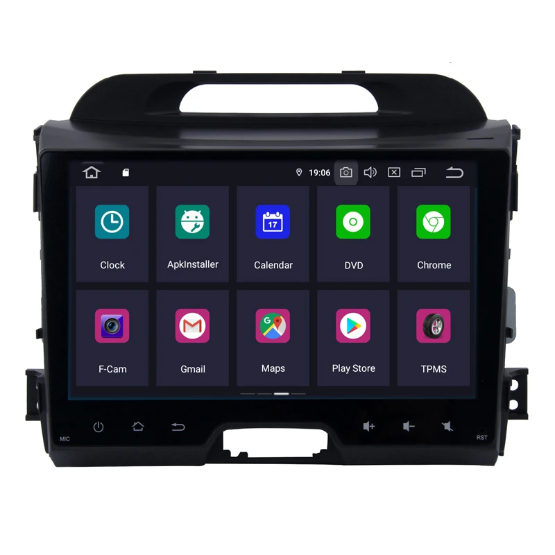 COIKA Android 9 0 четырехъядерный Автомобильный мультимедийный радио для Kia Sportage 2011 2015 GPS