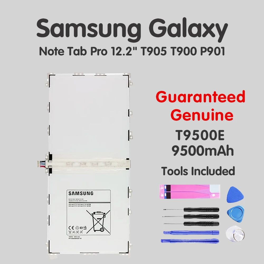 Оригинальный аккумулятор планшетных ПК T9500E T9500C для Samsung Galaxy Note 12 2 P900 P901 P905 SM T900