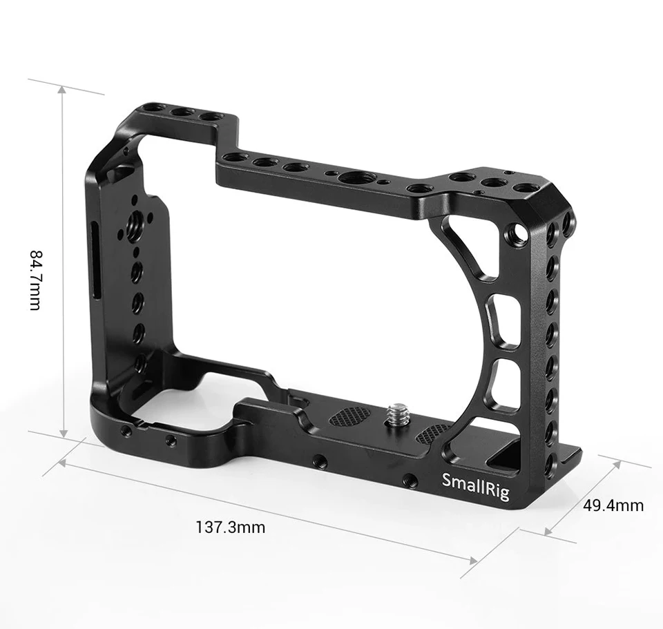 Клетка для камеры SmallRig A6400 для sony Alpha A6300/A6400/A6500/A6100 камера w/1/4 3/8 резьбовые отверстия для Vlog DIY опция 2310