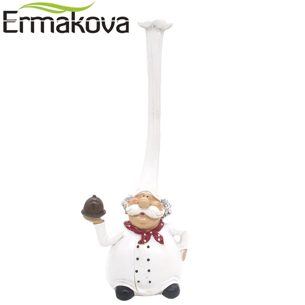 ERMAKOVA 2 шт./компл. фигурка кухонного шеф повара из смолы торт пекарня миниатюрная