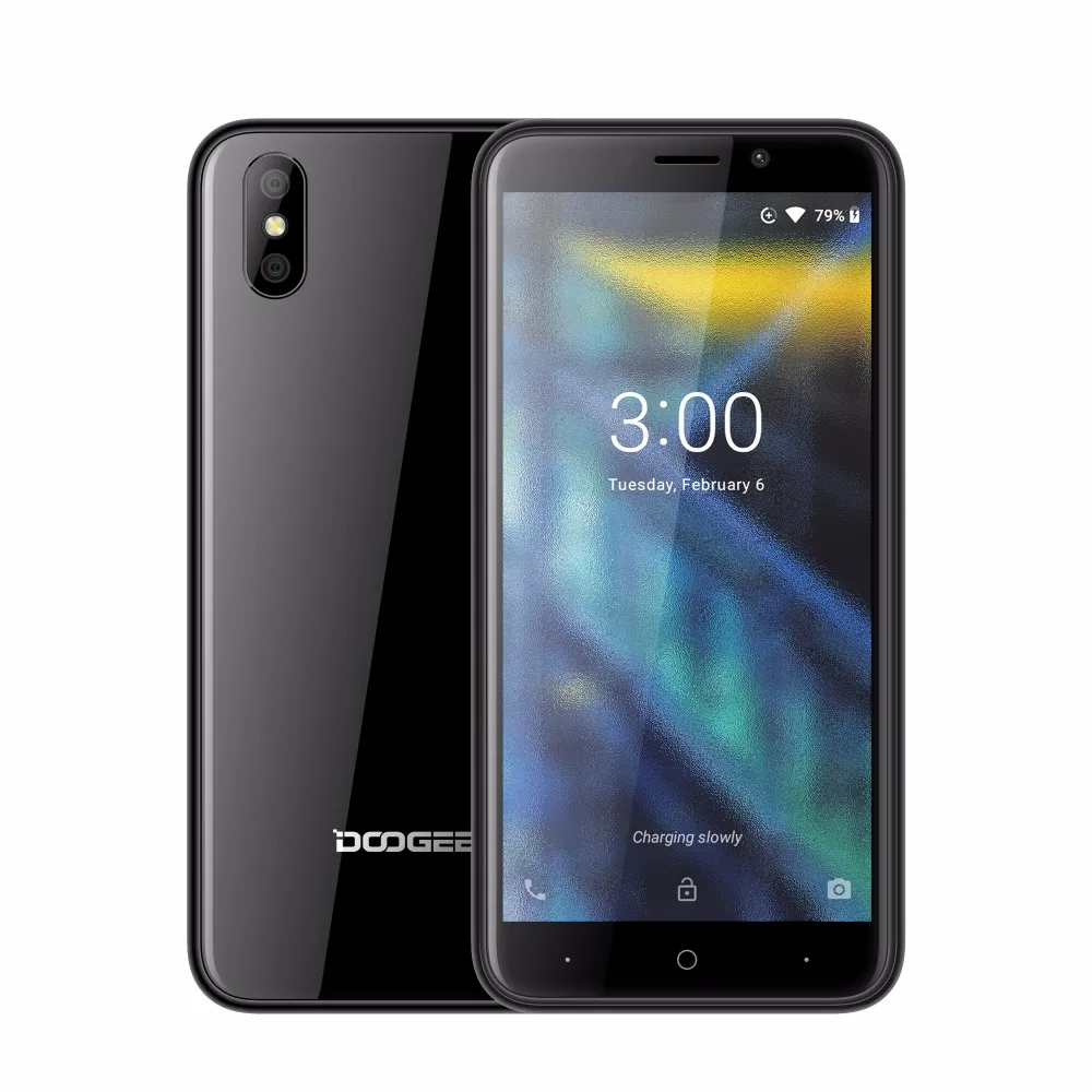 2018 Новый DOOGEE X50 мобильного телефона Android Go MTK6580M Quad-Core 1 ГБ оперативной памяти 8 ROM