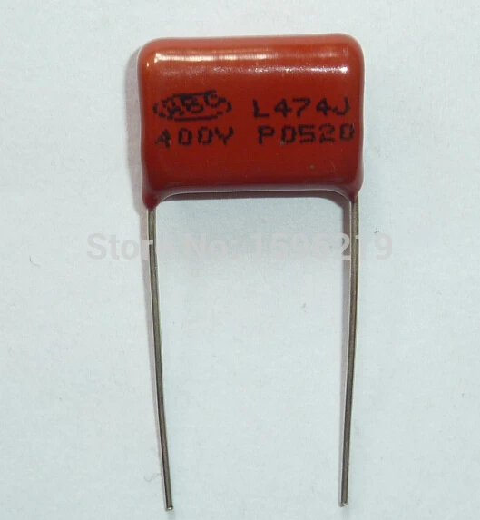 Конденсатор CBB 474 400V 474J 0 47 мкФ 470nF P15 CL21 металлизированный конденсатор из